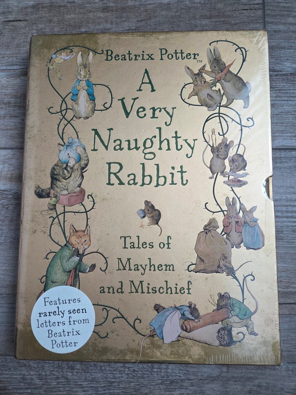 Beatrix Potter A Very Naughty Rabbit Tales of Mayhem Mischief New Sealed Book